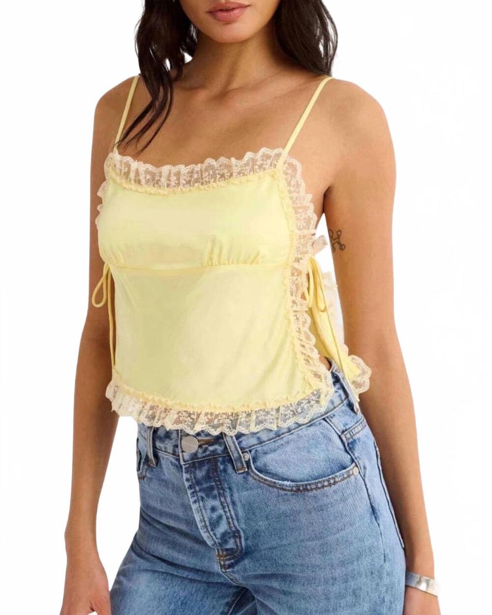 NEW RUMORED meadow top in yellow